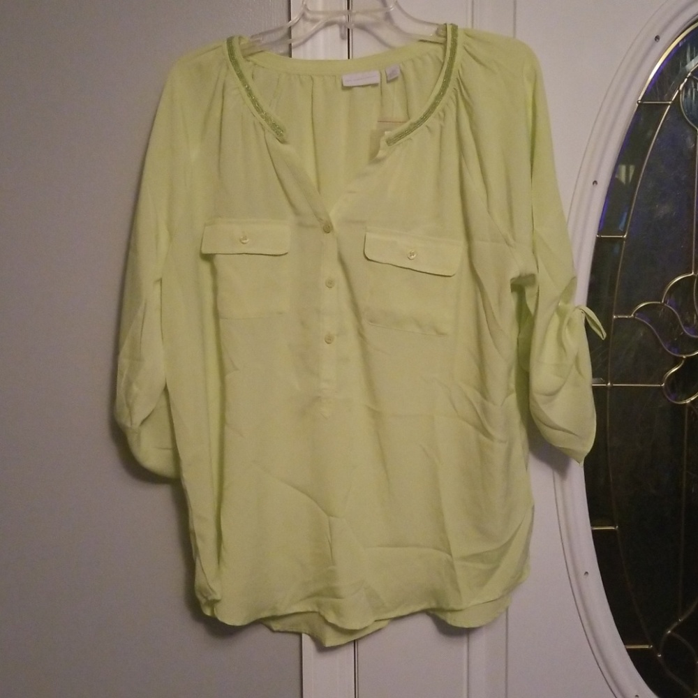 NY&C 3/4 sleeve blous3